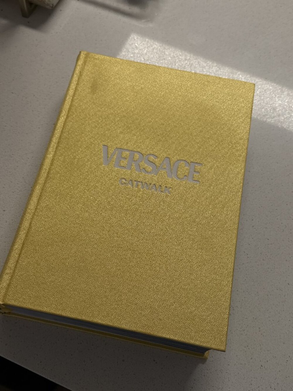 Versace Catwalk Yale Book (Gold Cover)